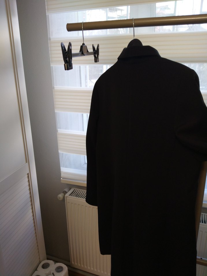 Siyah Kadın Uzun Blazer Ceket - Görsel 5