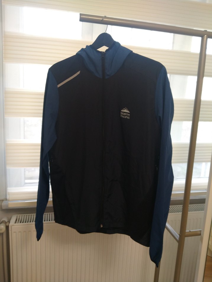 Erkek Mavi Fermuarlı Yazlık Mont - Görsel 3