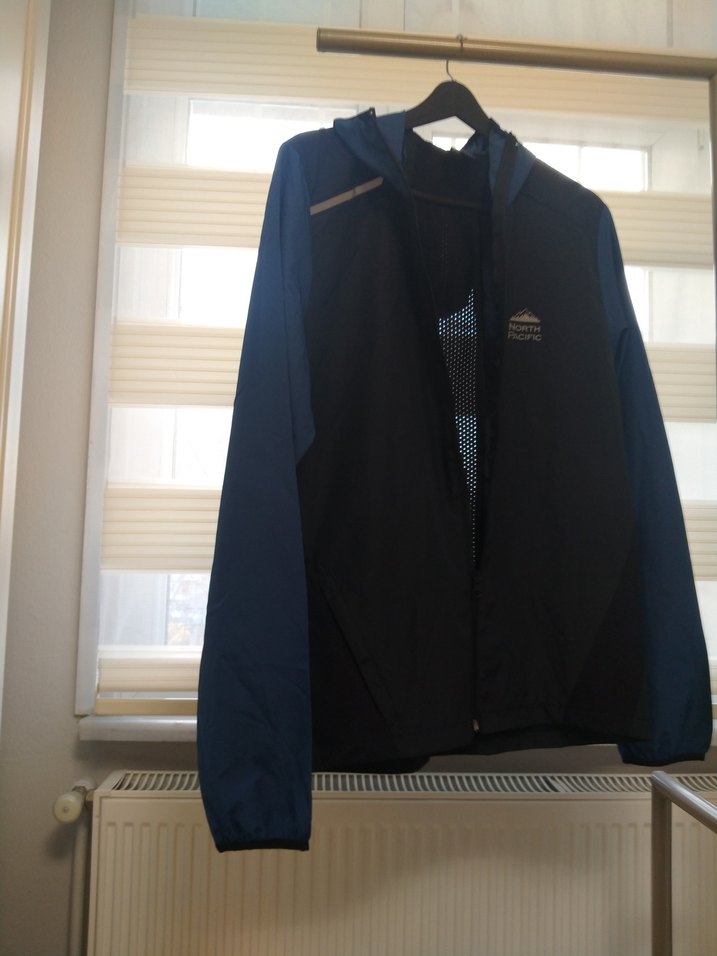 Erkek Mavi Fermuarlı Yazlık Mont - Görsel 4