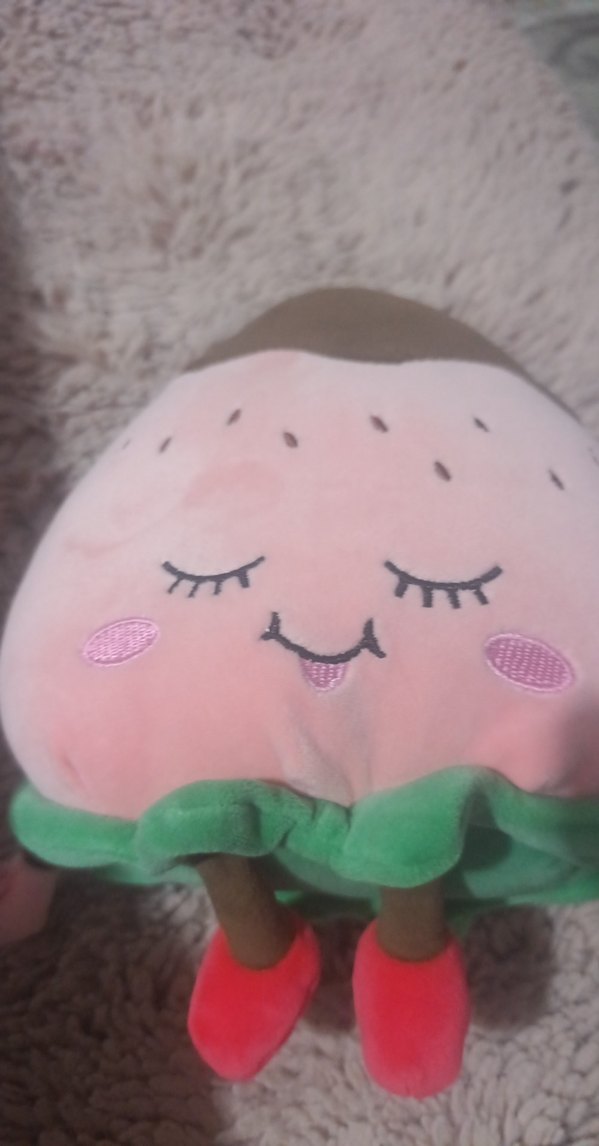 Pembe Yumuşak Oyuncak Şeftali - Görsel 2