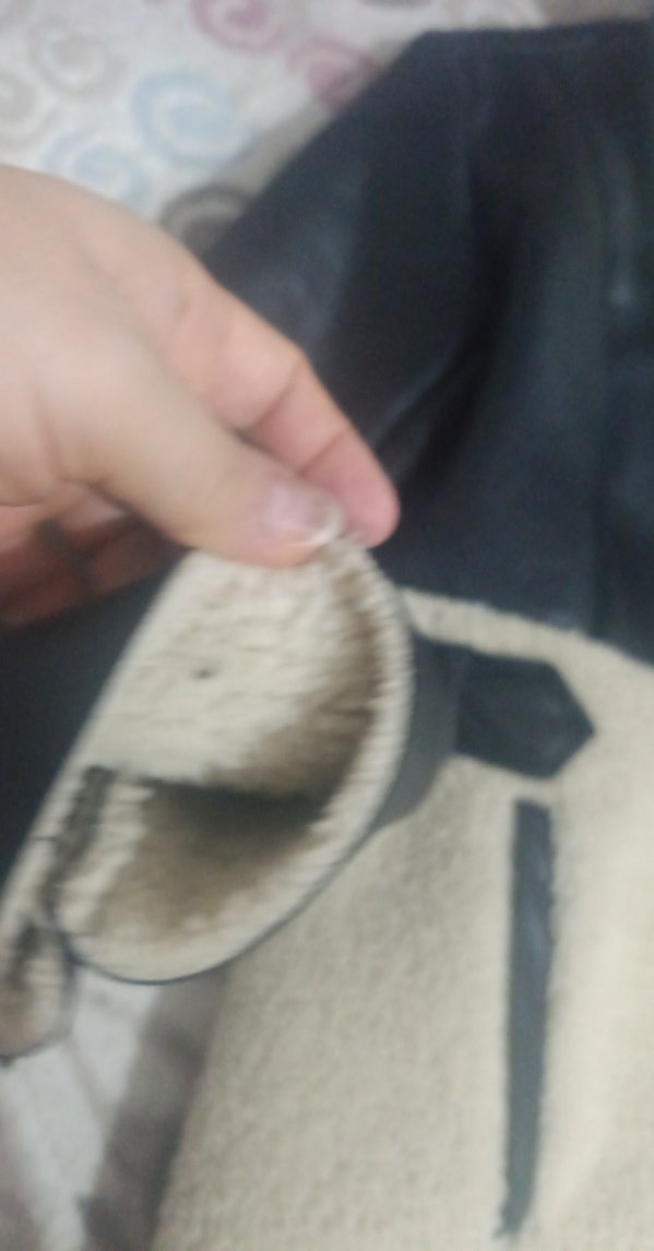 Kürklü Beyaz Midi Deri Kadın Ceket - Görsel 4