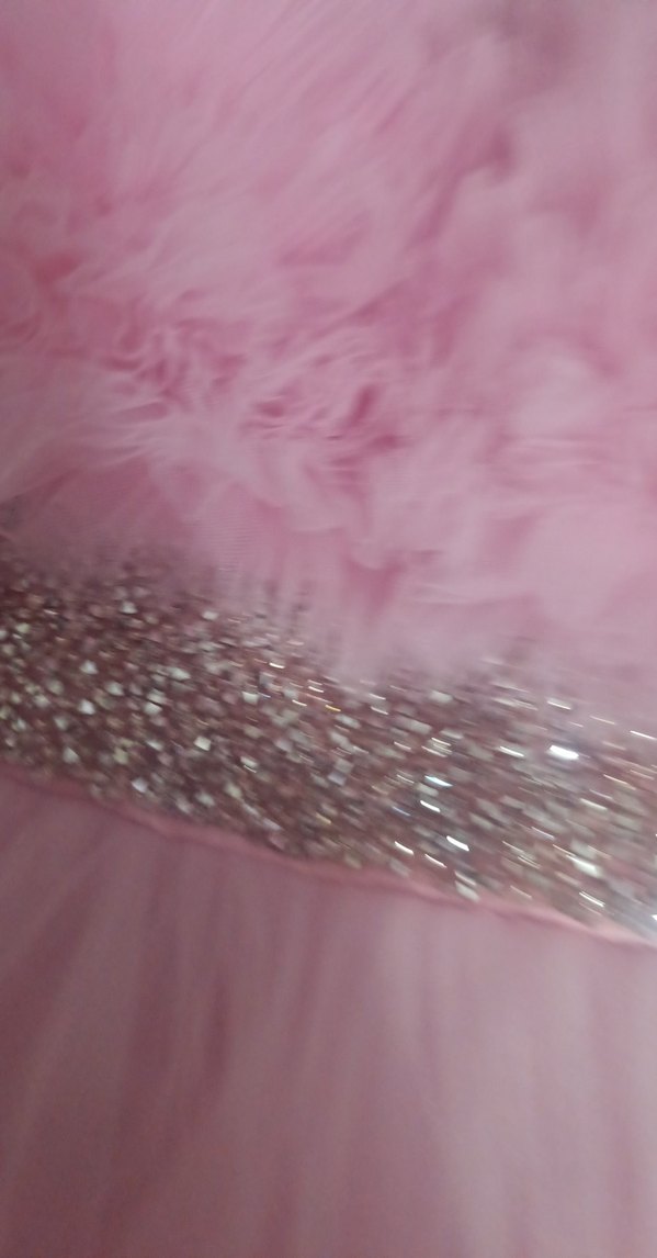 Pembe Renkli Kız Çocuk Fırfırlı Elbise - Görsel 3