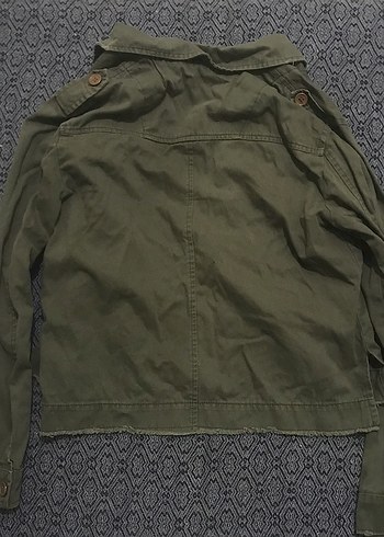 Kadın Haki Düğmeli Salaş Ceket(Açıklama Önemli) - Görsel 2