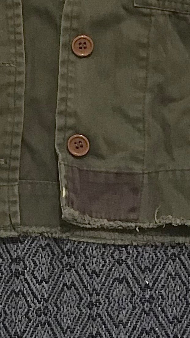 Kadın Haki Düğmeli Salaş Ceket(Açıklama Önemli) - Görsel 4