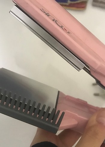 Pembe Saç Düzleştirici ve Dalga Damgası - Görsel 2