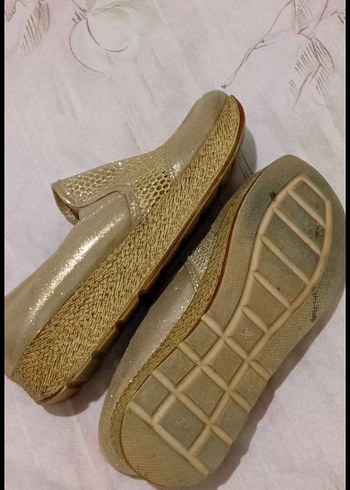 Bej Süet Dolgu Topuklu Kadın Espadril - Görsel 4