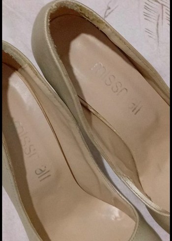 Modern Klasik Gri Stiletto Kadın Ayakkabı - Görsel 5