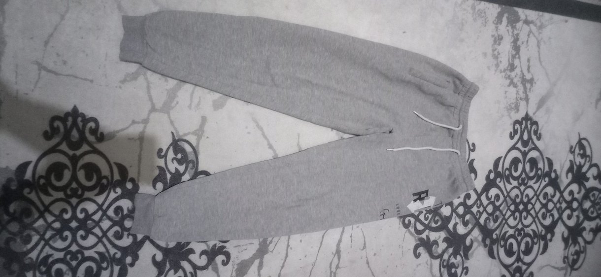 Siyah Kırmızı Şeritli Elastik Kumaş erkek Pantolon - Görsel 2