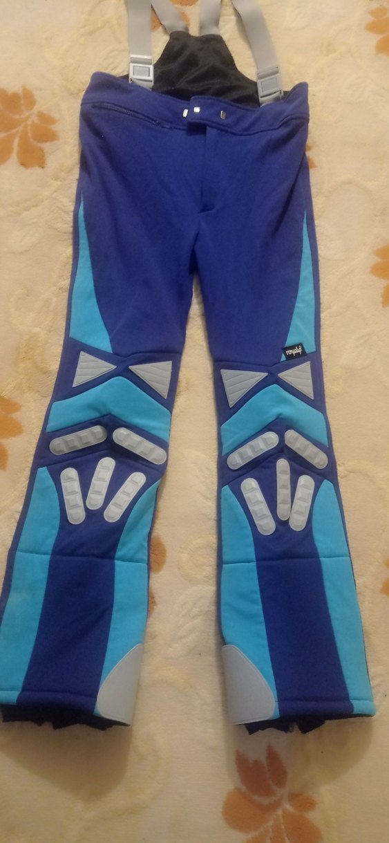 Mavi Erkek Kayak Pantolonu Velcro Detaylı - Görsel 2