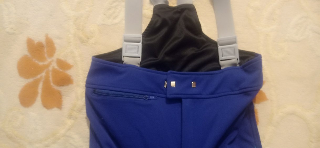 Mavi Erkek Kayak Pantolonu Velcro Detaylı - Görsel 4