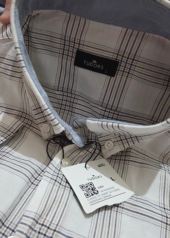 Gri Kareli Kısa Kollu Erkek Gömlek - Görsel 6