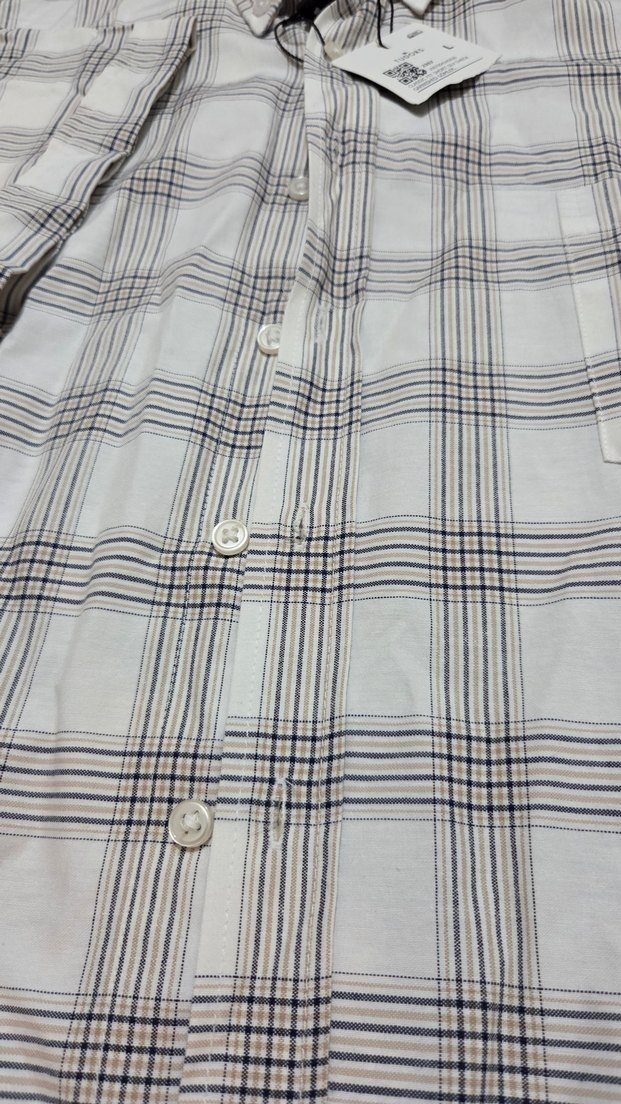 Gri Kareli Kısa Kollu Erkek Gömlek - Görsel 2