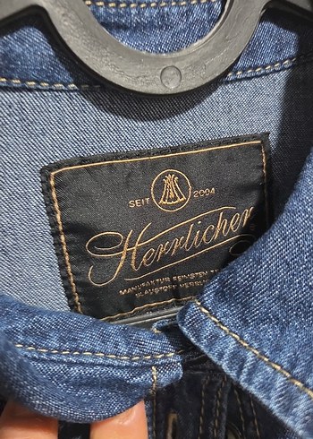 Kadın Mavi Denim Gömlek Ceket - Görsel 2