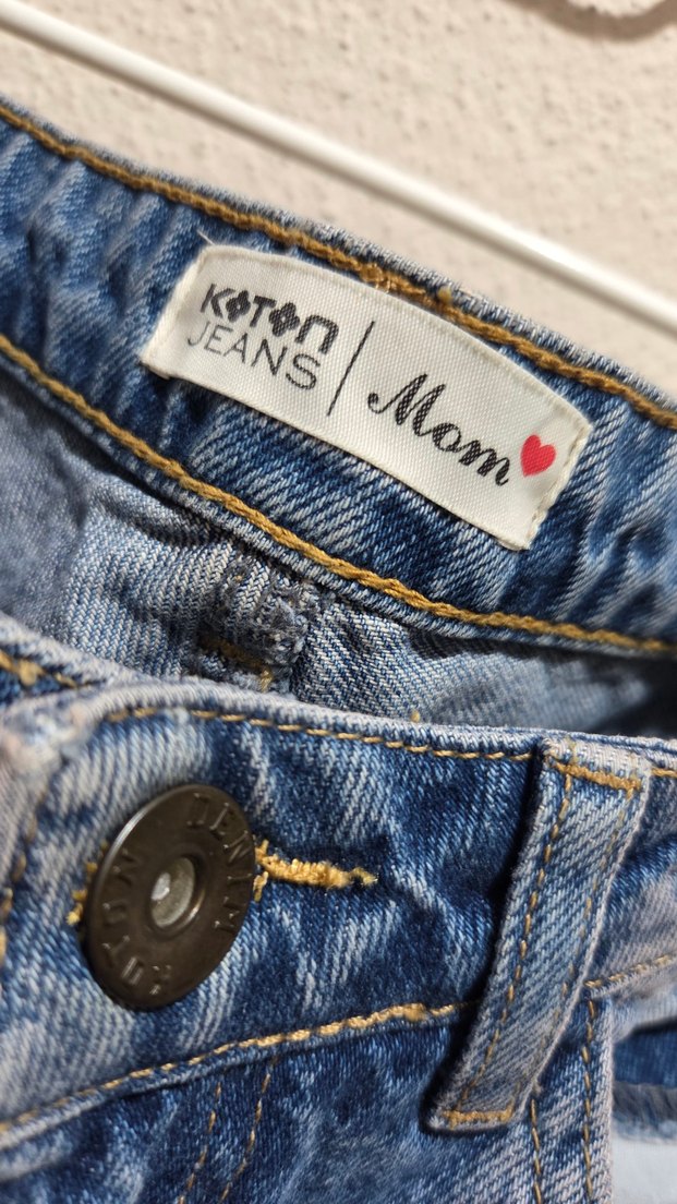 Koton kadın bol kesim Jean kot - Görsel 2