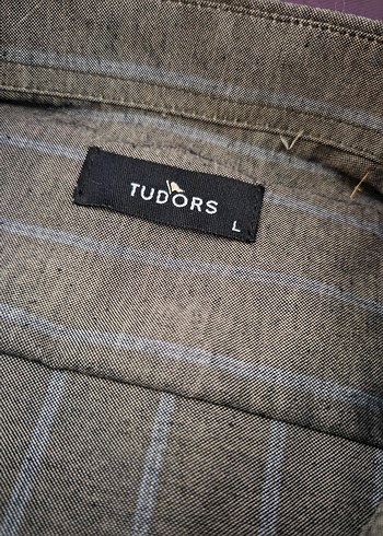 Erkek Kahverengi Keten Kısa Kollu Gömlek - Görsel 2