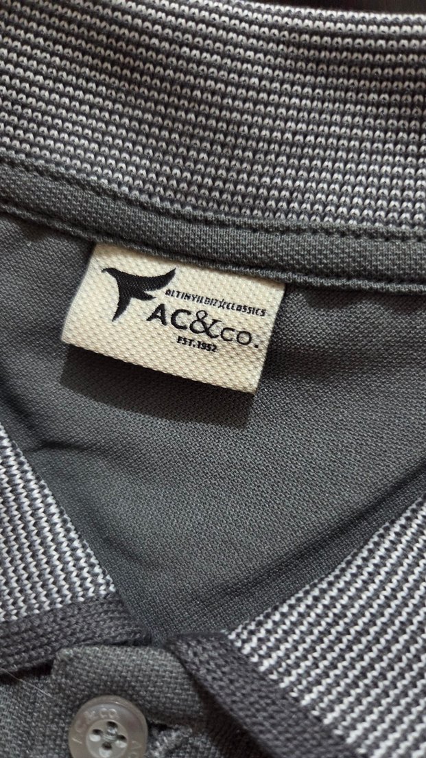 Gri Erkek Polo Yaka Kısa Kollu Tişört - Görsel 2