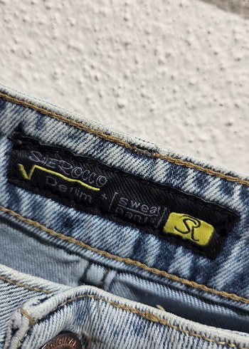 Gri Renkli Salaş Kadın Kot Pantolon - Görsel 4