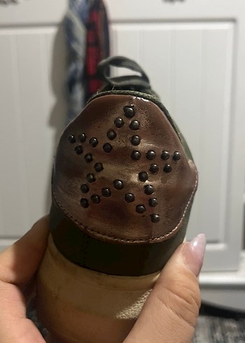 Kahverengi Kamuflaj Platform Sneakers - Görsel 2