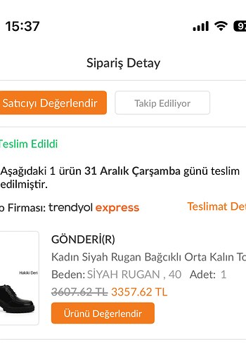 Siyah Hakiki Deri Kadın Oxford Ayakkabı - Görsel 5