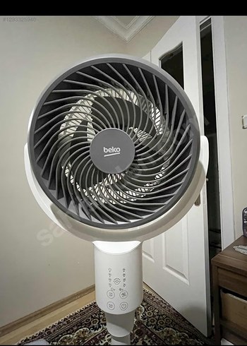 Beko Gri-Beyaz Masaüstü Vantilatör - Görsel 3