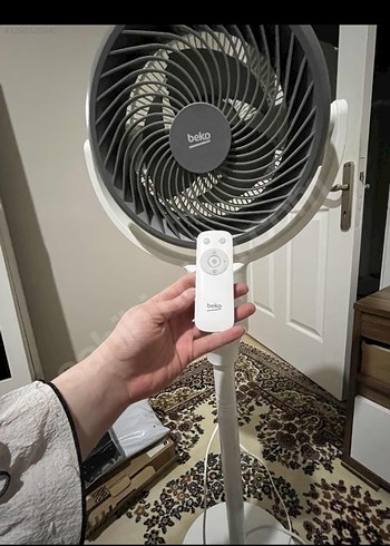 Beko Gri-Beyaz Masaüstü Vantilatör - Görsel 4