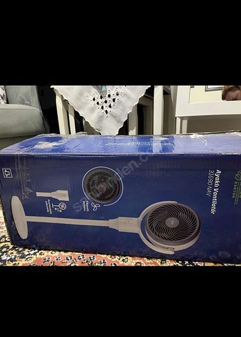 Beko Gri-Beyaz Masaüstü Vantilatör - Görsel 5