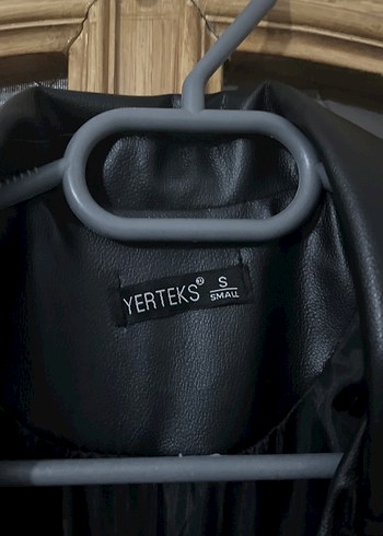 Siyah Deri Biker Ceket - Görsel 4