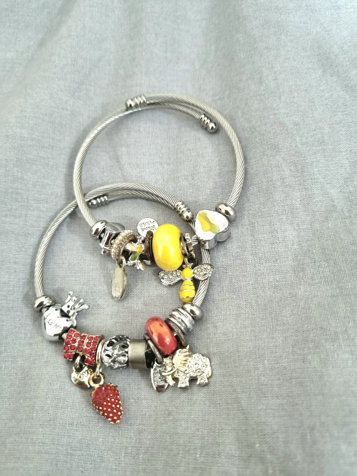 Renkli İşlemeli Boncuklu Bohem Bileklik. Tekli Fiyatıdır - Görsel 2