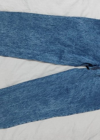 Gri Rahat Kesim 13-14 Yaş Midi Kadın Kot Pantolon - Görsel 2