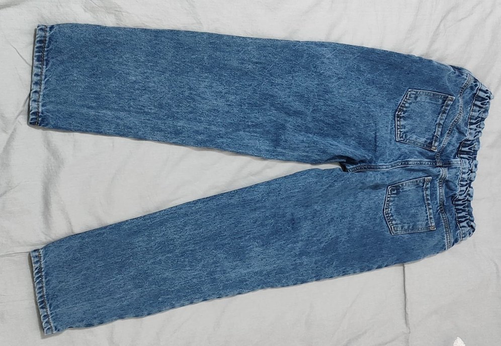 Gri Rahat Kesim 13-14 Yaş Midi Kadın Kot Pantolon - Görsel 2