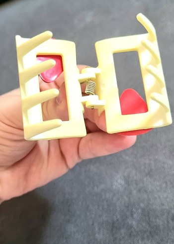 Sarı Su Karpuzu Detaylı Plastik Toka - Görsel 2