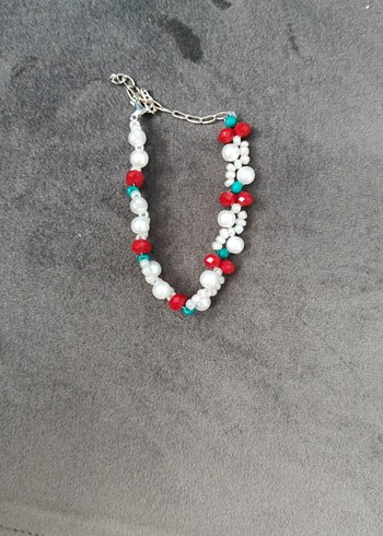 El Yapımı Renkli Boncuklu Bohem Kadın Bileklik - Görsel 2