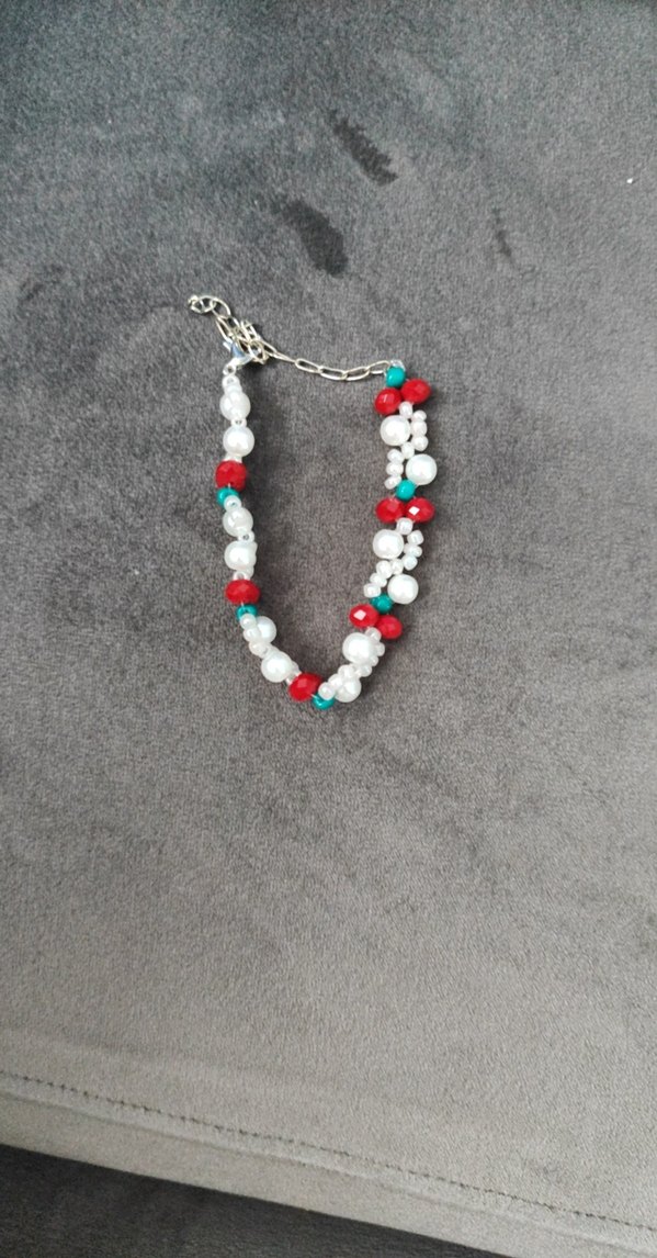 El Yapımı Renkli Boncuklu Bohem Kadın Bileklik - Görsel 2