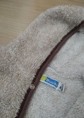 Kahverengi Kapüşonlu Erkek Çocuk Kabanı - Görsel 3