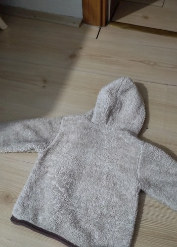 Kahverengi Kapüşonlu Erkek Çocuk Kabanı - Görsel 2