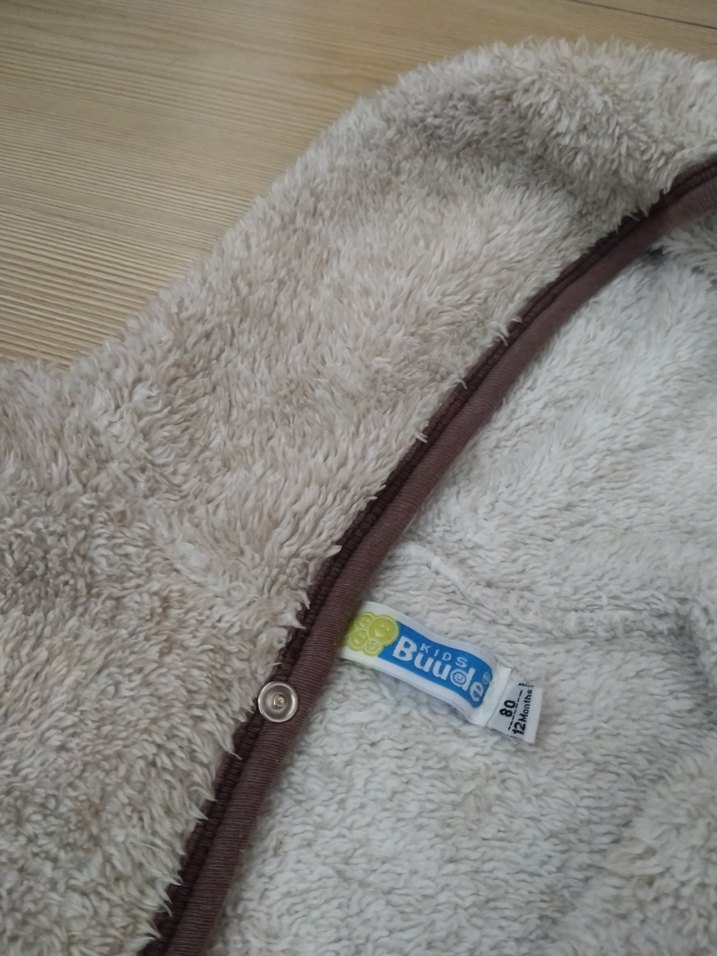 Kahverengi Kapüşonlu Erkek Çocuk Kabanı - Görsel 3