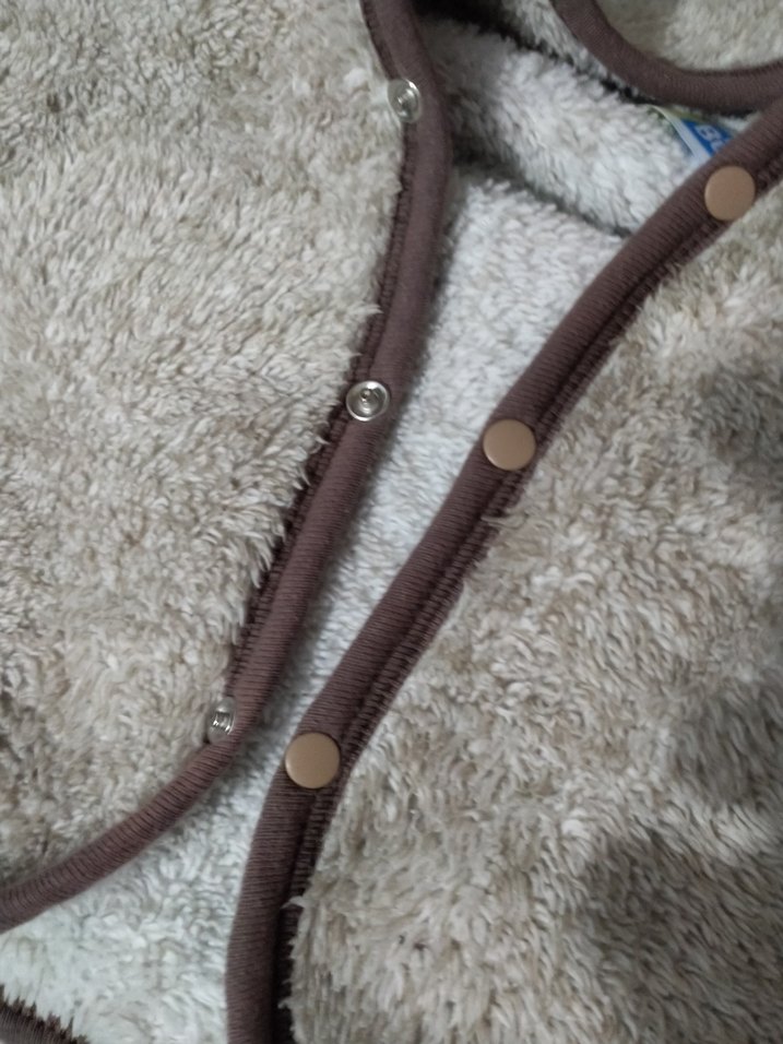 Kahverengi Kapüşonlu Erkek Çocuk Kabanı - Görsel 4