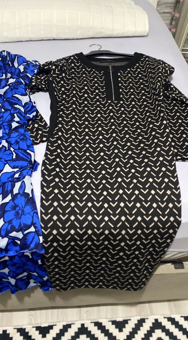 Siyah Uzun Kollu Gotik Uzun Elbise - Görsel 3