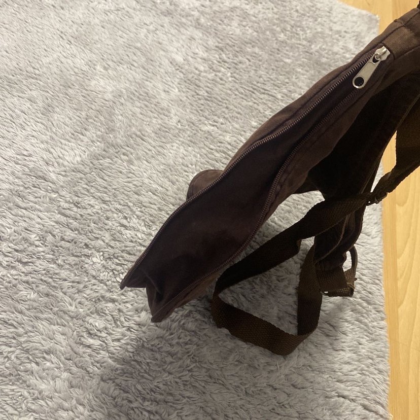 Kahverengi vintage kol çantası - Görsel 3