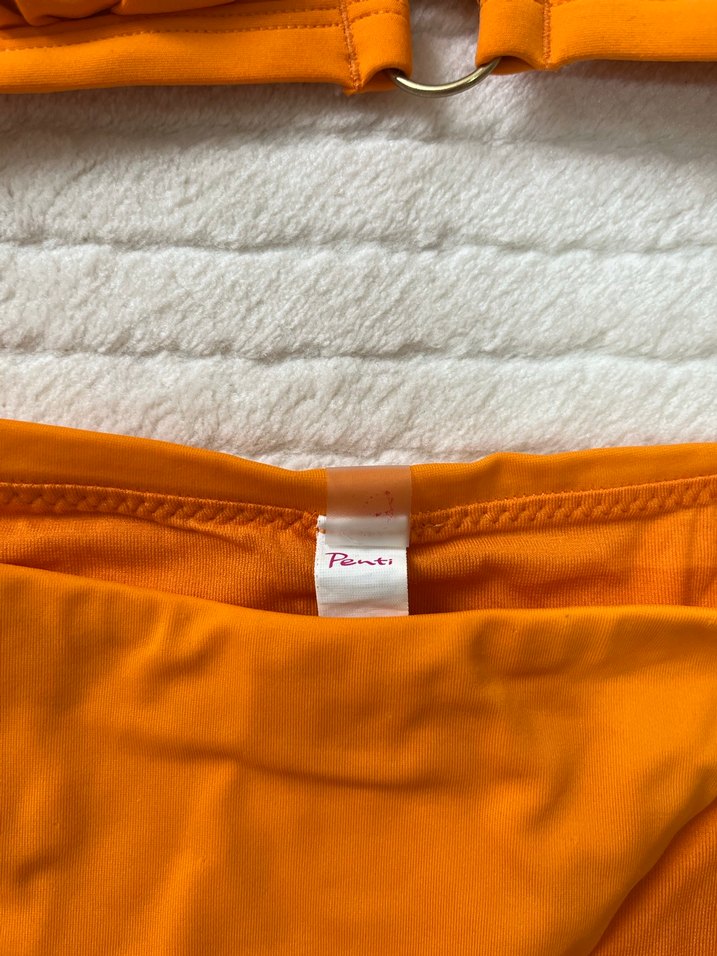 Penti Turuncu Volanlı Strappy Bikini Takımı - Görsel 2