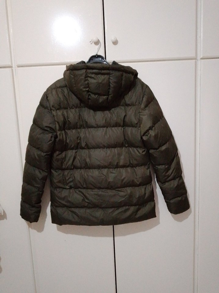 YESİL  Kapüşonlu Erkek Mont - Görsel 2