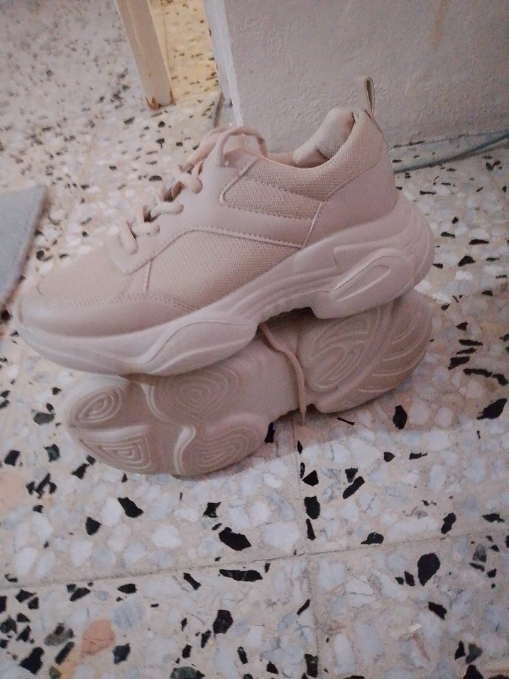 lc Waikiki Bej Platform Topuklu Kadın Spor Ayakkabı - Görsel 4