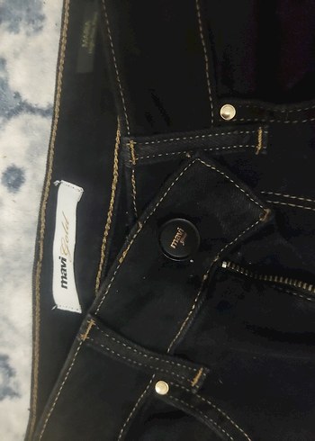 siyah Kadın İspanyol paça mavinin pantolonu ürün sıfırdır - Görsel 4