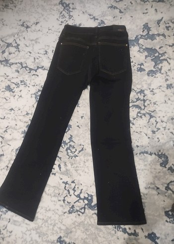 siyah Kadın İspanyol paça mavinin pantolonu ürün sıfırdır - Görsel 7