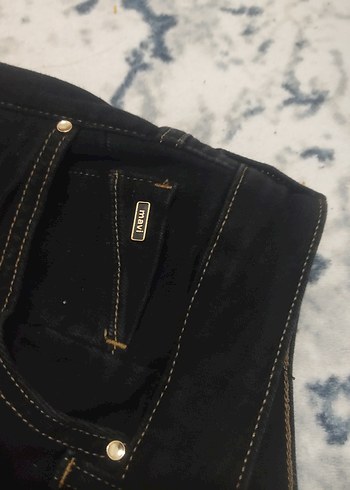 siyah Kadın İspanyol paça mavinin pantolonu ürün sıfırdır - Görsel 5