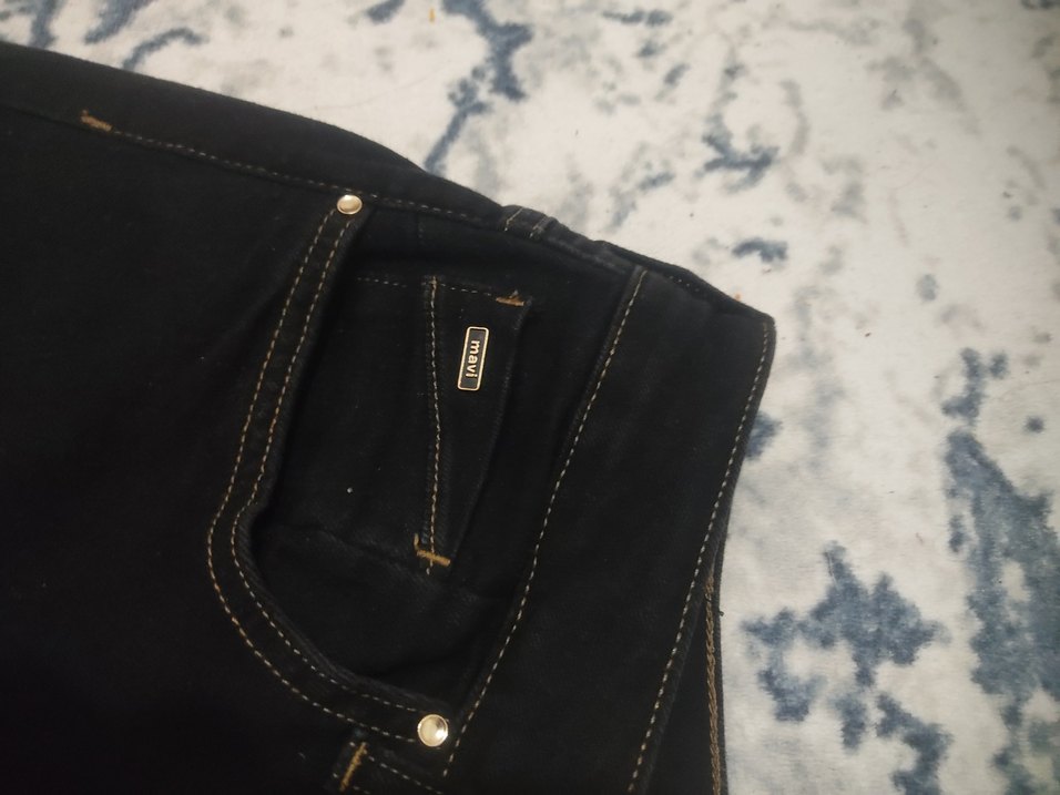 siyah Kadın İspanyol paça mavinin pantolonu ürün sıfırdır - Görsel 5