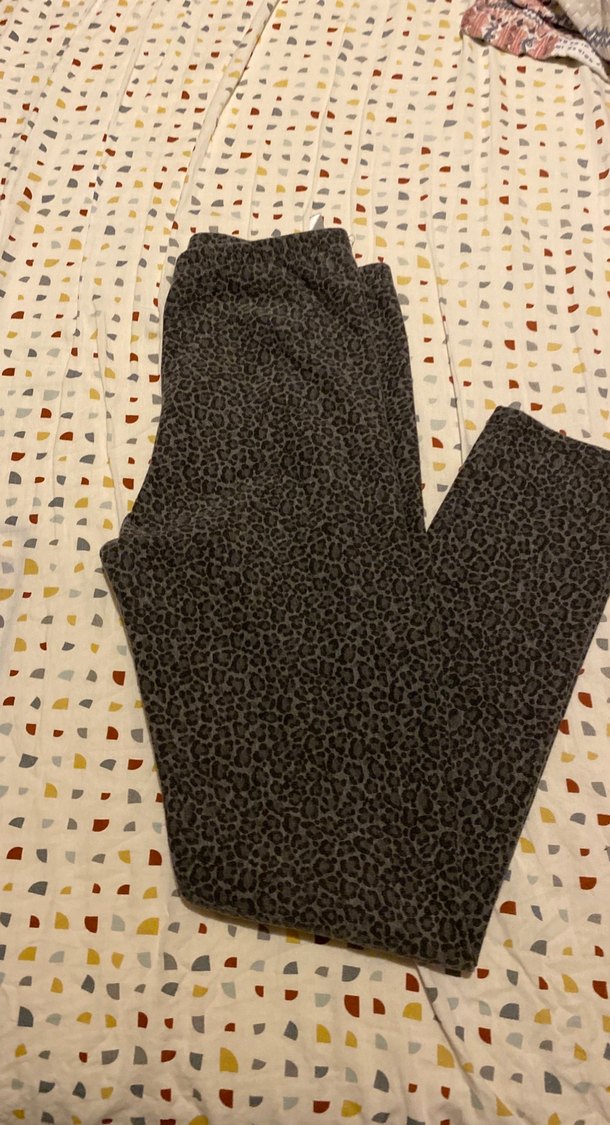 Gri Kız Taytı Elastik Bel - Görsel 2