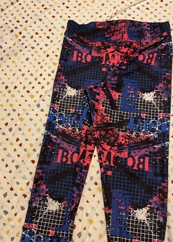 Pop Kültür Baskılı Kadın Tayt - Görsel 2