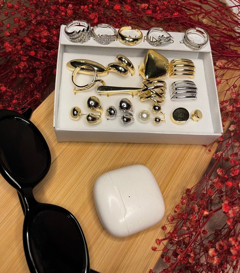 Kadın Altın Minimalist Yüzük Seti(İLAN AÇTIRINIZ) (ADET FİYATI) - Görsel 2