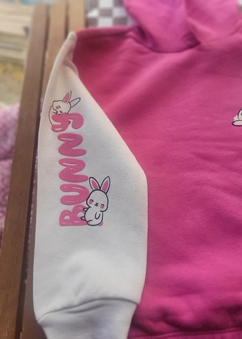 7-8 yaş kız çocuk eşoftman takimi bunny - Görsel 5